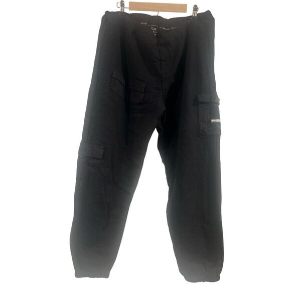 ✨Primitive Vision Fleece Black Sweat Pants Sz 2XL Joggers✨ - Picture 1 of 6
